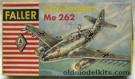 Faller 1/100 Messerschmitt Me-262 Jet Fighter plastic model kit